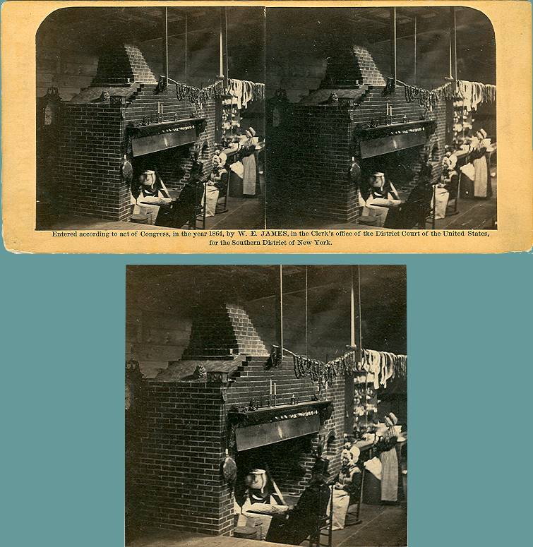 New England Kitchen, Brooklyn Long Island Sanitary Fair, 1864