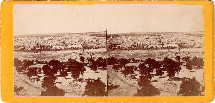 Jerusalem, from the East, 1867